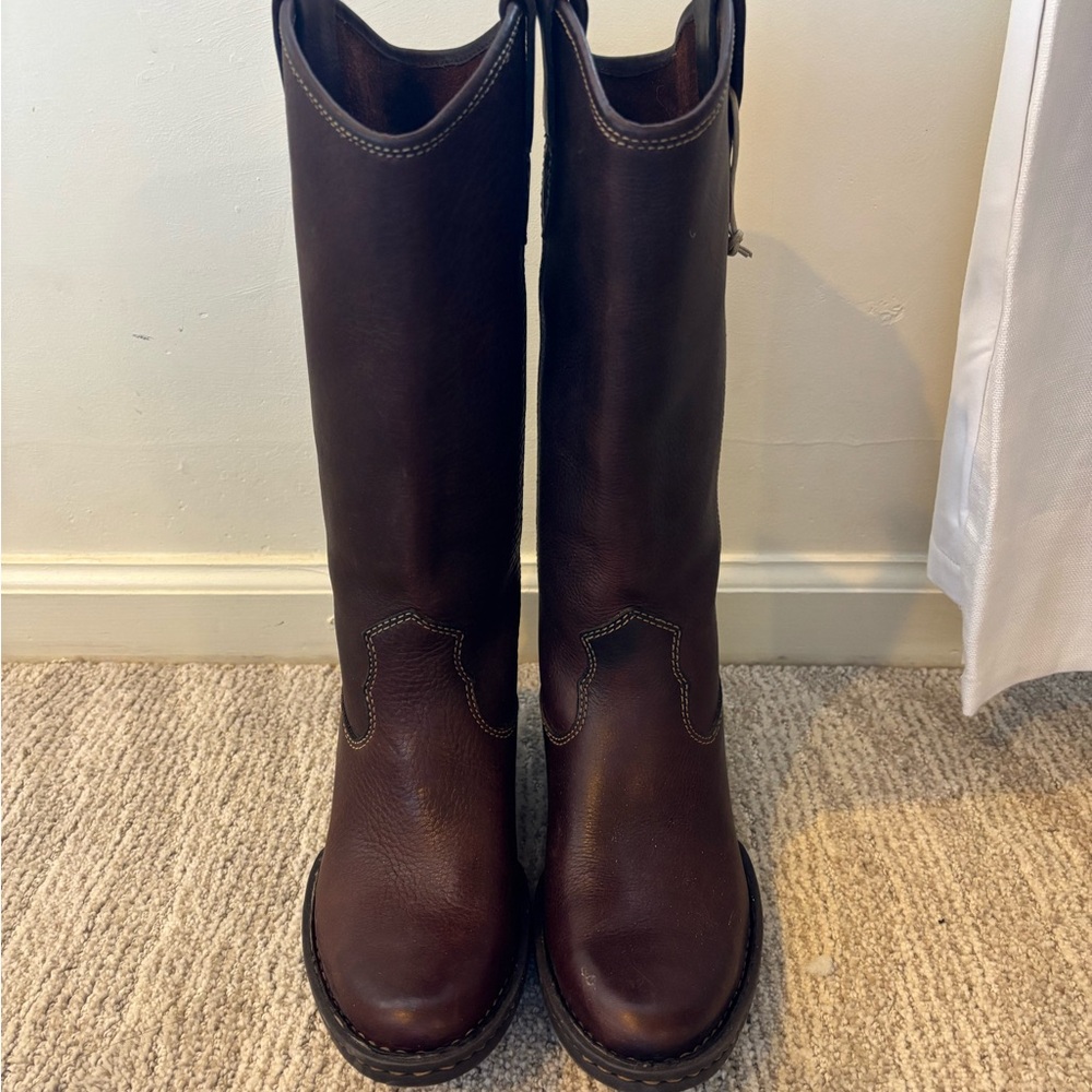 Brown Leather Boots